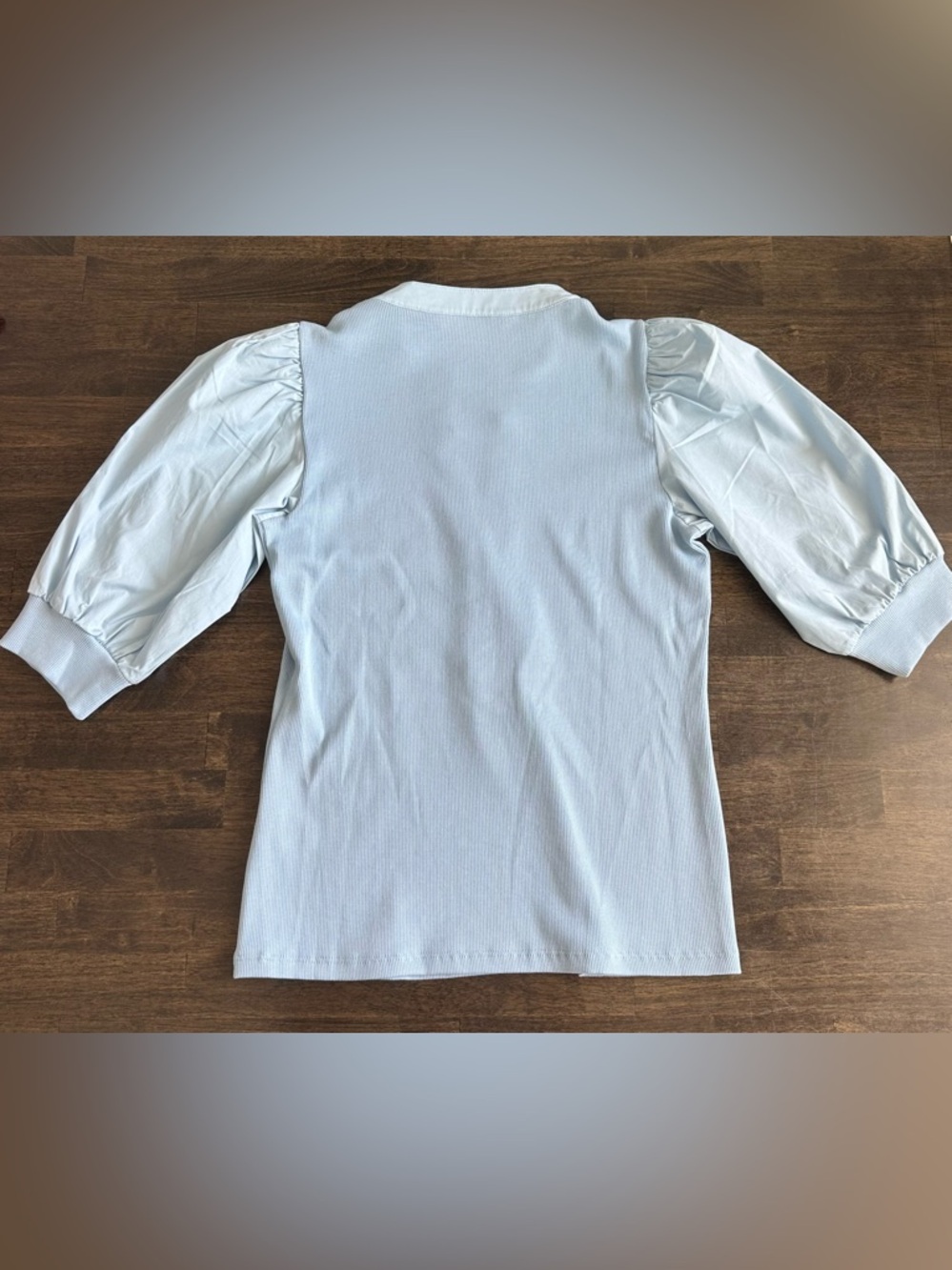 BNWT🩵 Veronica Beard Coralee Top - Lake Blue - Size S - Picture 6 of 6
